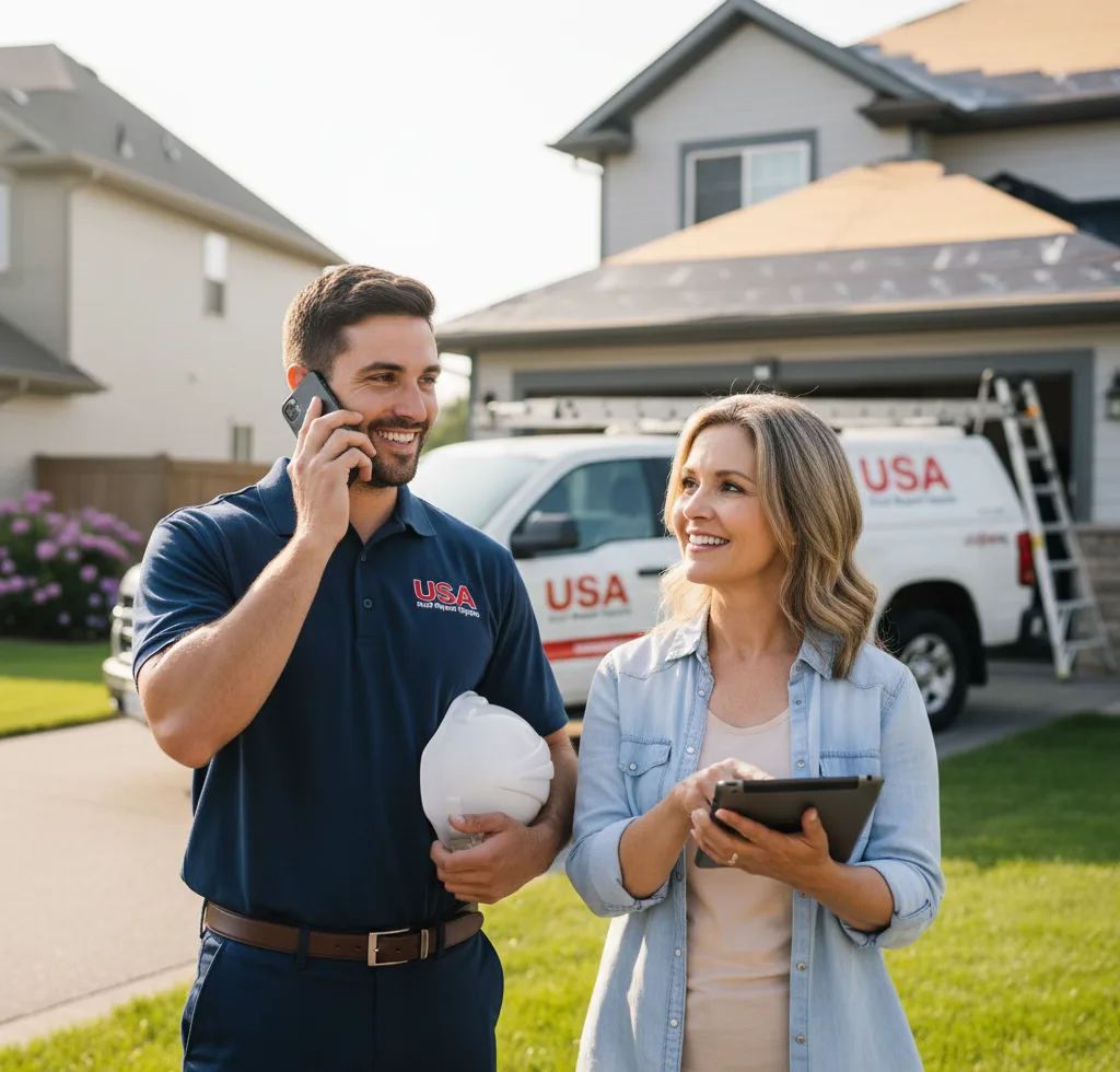 USA Roof Repair Experts customer support in Cedar Creek